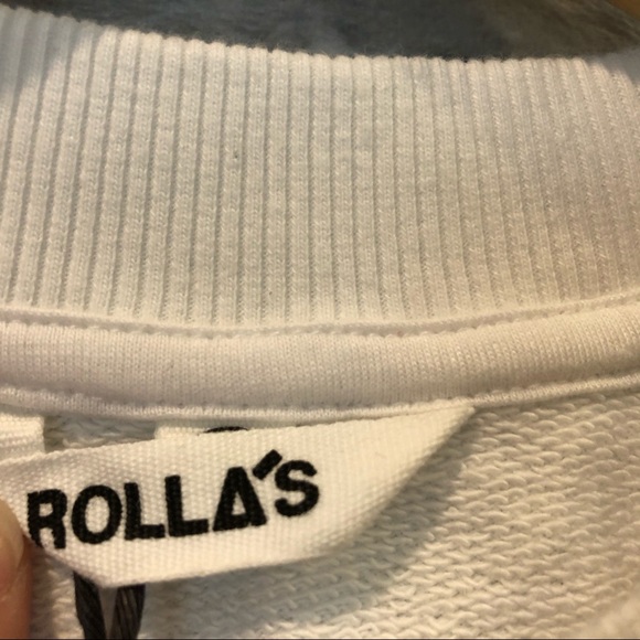 NWT Rolla’s Spellout Crewneck Sweatshirt Small - Picture 5 of 7